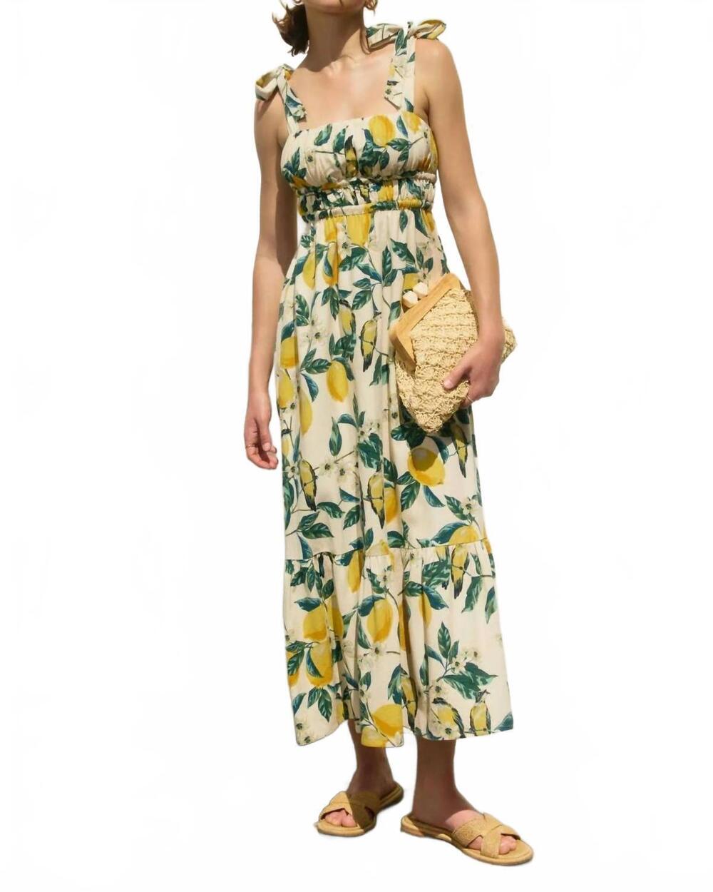 NEW DRESS FORUM vintage lemonade maxi dress in floral